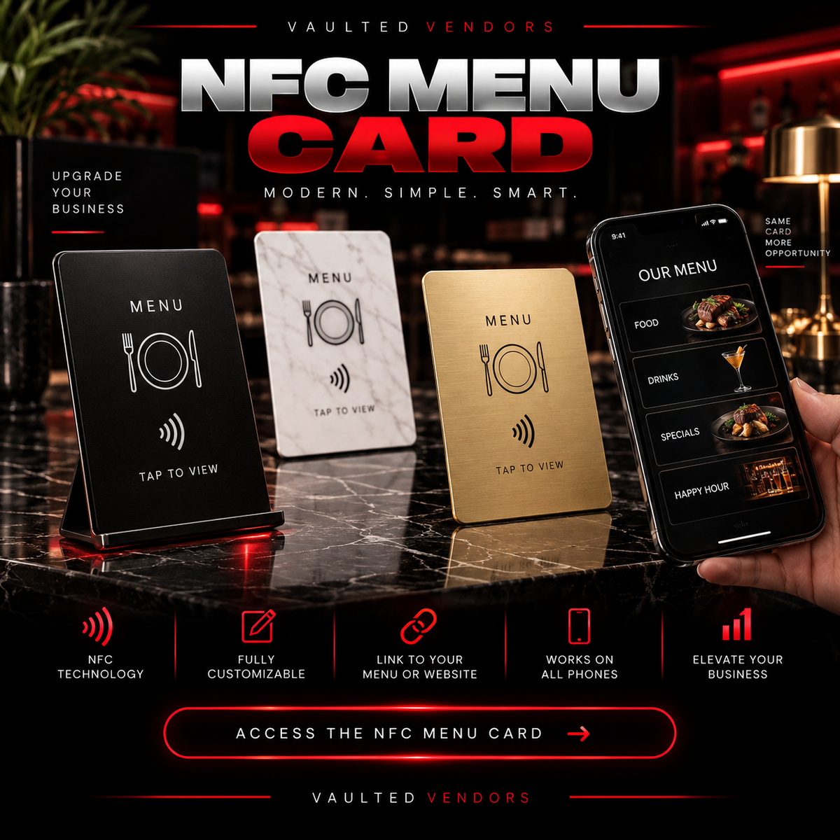 NFC Menu Vendor
