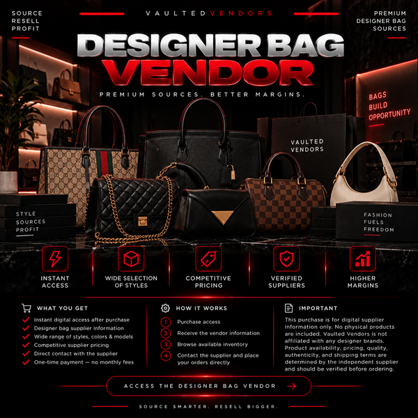 Designer Bag Vendor